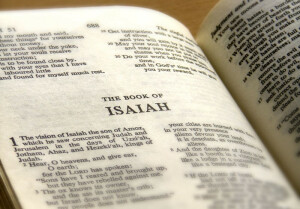 Open Bible - Picture of a Bible open to...